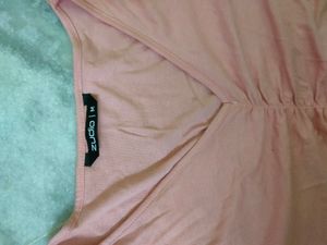 Zudio Baby Pink Full Sleeve Top