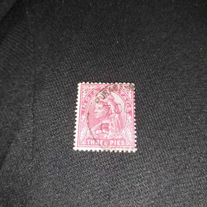 1890s British lIndia Queen Victoria 3 Pies stamp