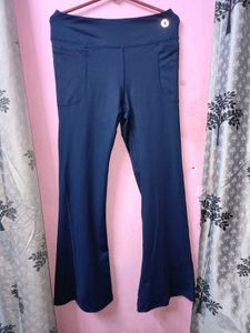 Navy Flare Leggings