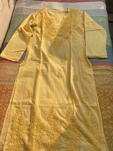Pure Cotton Lucknowi Kurti