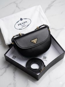 Prada Black Leather Shoulder Bag