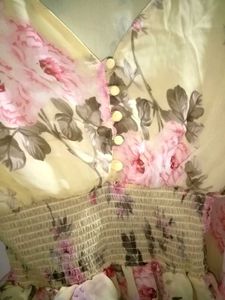 Floral Smocked Blouse