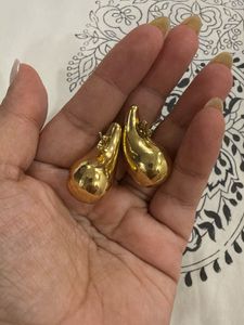 Gold Teardrop Earrings