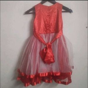 Girls Red Party Dress