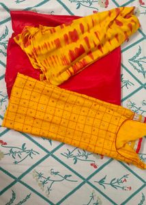 beautiful yellow colour suit medium size