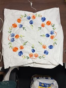 Set of 2 Floral Decorative Cushion Cov