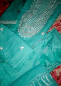 Radheykrishn embroidered kurti, trouser/pant &amp; dup