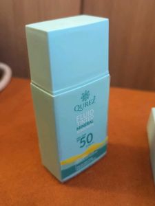 Qurez Fluid Tinted Sunscreen SPF50 (Light)(Pack 3)