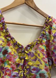 Vibrant Floral Kurta Set