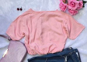 Peach Boho Crop Top with Lace Details | Cute