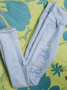 Light Blue Ripped Jeans