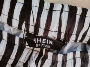 Zebra Print Wide Leg Pants