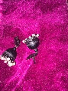 Earrings multicolor Jhumkas Set of 4