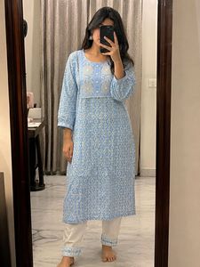 Beautiful Blue Kurta Set