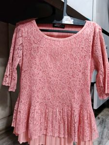 Chic Peplum Lace Top