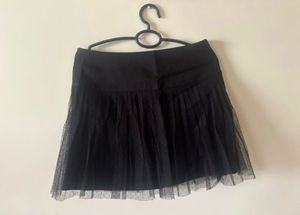 new with tags Black Tulle skort