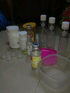 Plastic Empty Bottles DIY