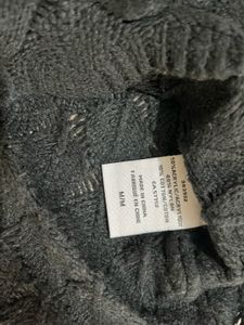 Black Knit Sweater full new without tag