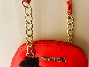 Women's Red sling bag