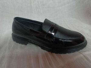 Glossy Black Loafers