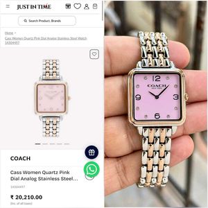 Coach  CASS 14504497 New York Gold Watch HIGH QUAL