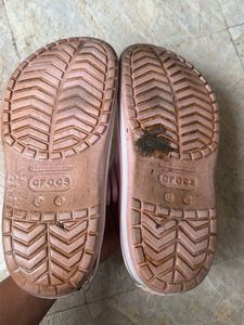 Light Pink Crocs with Charms