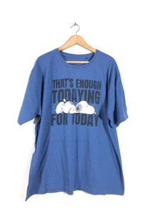 Blue Printed T-Shirt(Women’s)