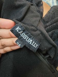 Kasually Black Women's Trousers