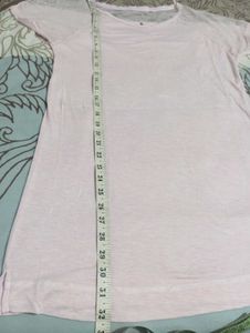 Light Pink Lace Sleeve Top