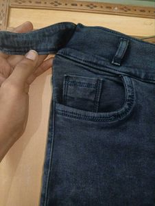 Women's Navy Blue Slim Fit Jeans | Waist 23 inches