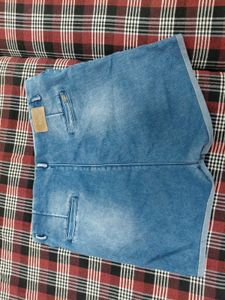 Blue Denim Shorts