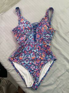 Vibrant Geometric Print bodysuit