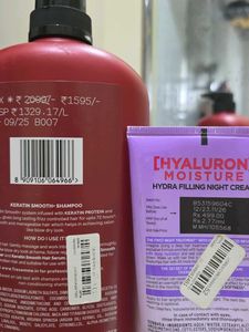 TRESemme Keratin Smooth Shampoo &amp; L'Oreal Night
