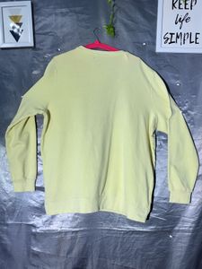 Light Yellow Crewneck Sweatshirt