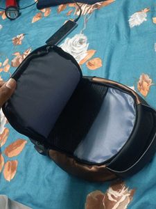 Stylish Black USB Sling Bag