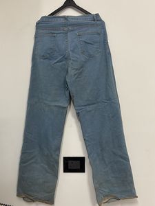 Light Blue Denim Straight Leg Jeans