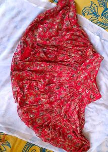 CLEARANCE SALE! FULL FLARED CORAL Y2K SKIRT 🧡🌼