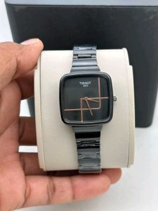 Women's Rose Gold Square Watch