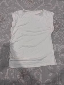 Classic White Cap Sleeve Top🎀🫧