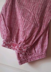 Elegant Pink Cord set with Haram Pant