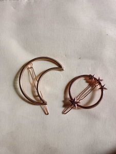 Moon & Star Hair Clips