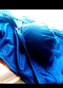 Men's Blue Athletic Trunks
