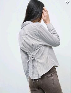 NOUN(Westside)classic Striped Button-Up Shirt