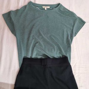 Koton Sparkly Teal Top