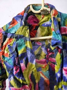 front tie up hawaiian shirt