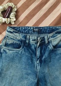 New Stylish Wide Leg Acid Wash Jeans