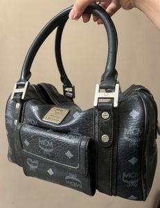 MCM Monogram Boston Bag