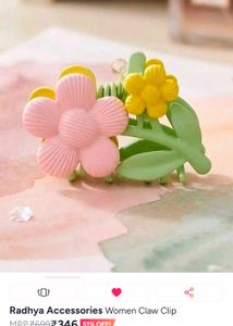 Cute Flower Claw Clip for Women