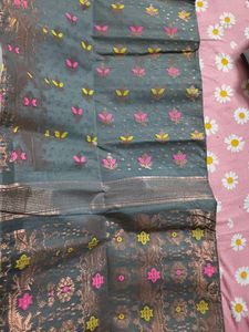Grey Saree