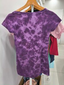 Purple Tie-Dye Graphic Tee